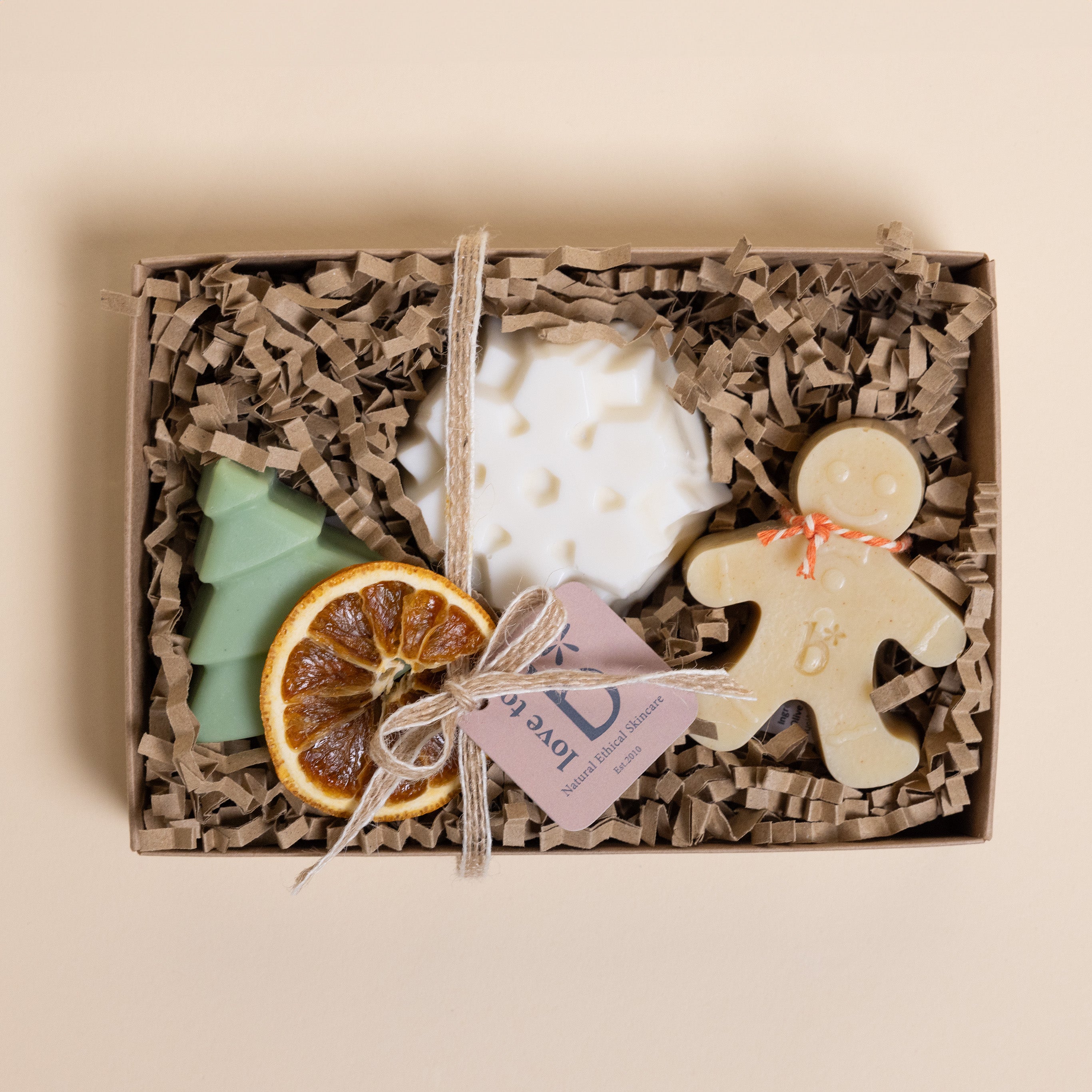 Box of 3 Christmas Soaps