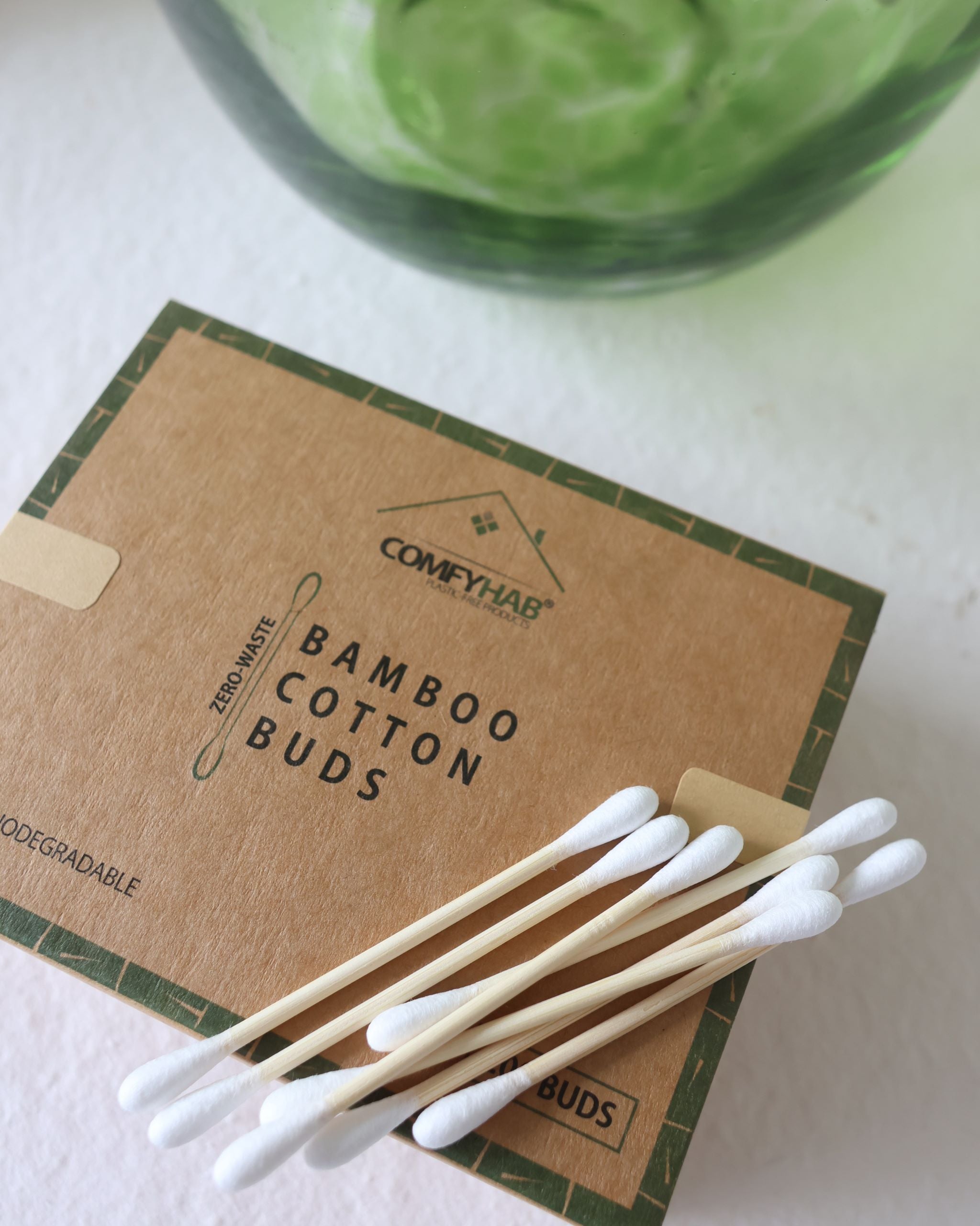 Bamboo Stem Organic Cotton Buds