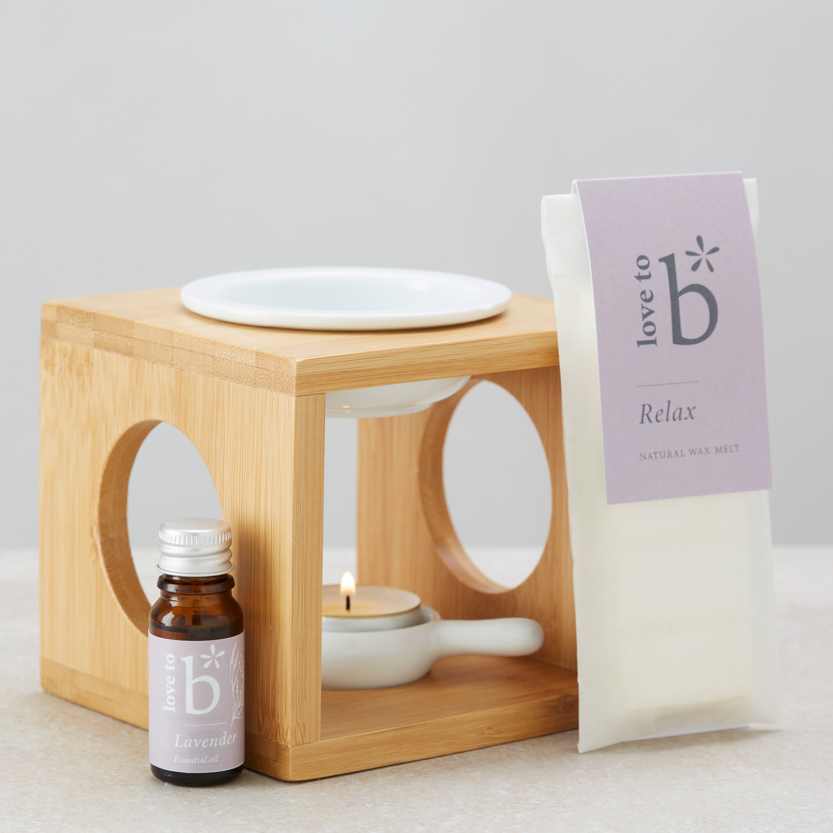 Bamboo Wax Burner