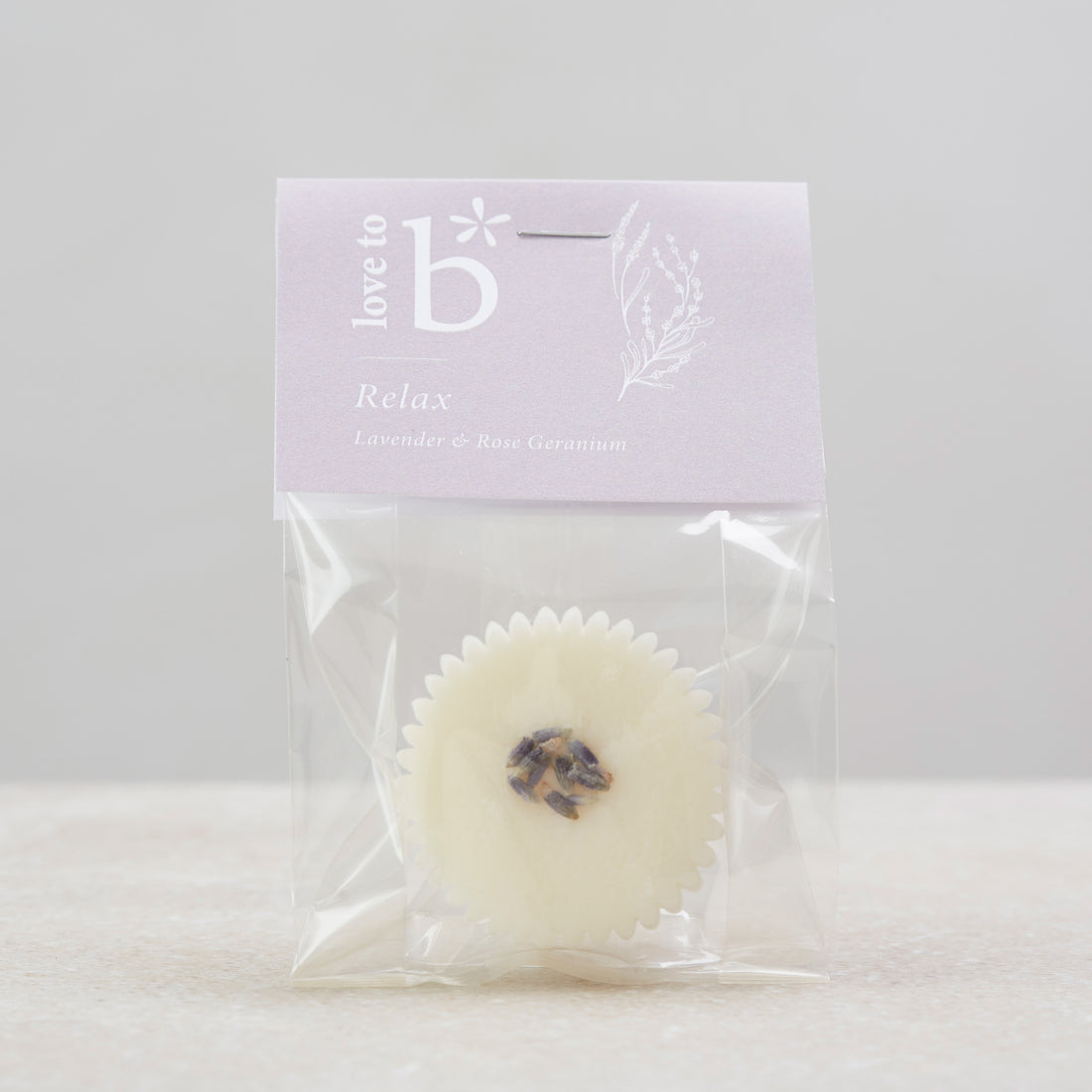 Love to b Natural Skincare Relaxing Lavender Bath Melt