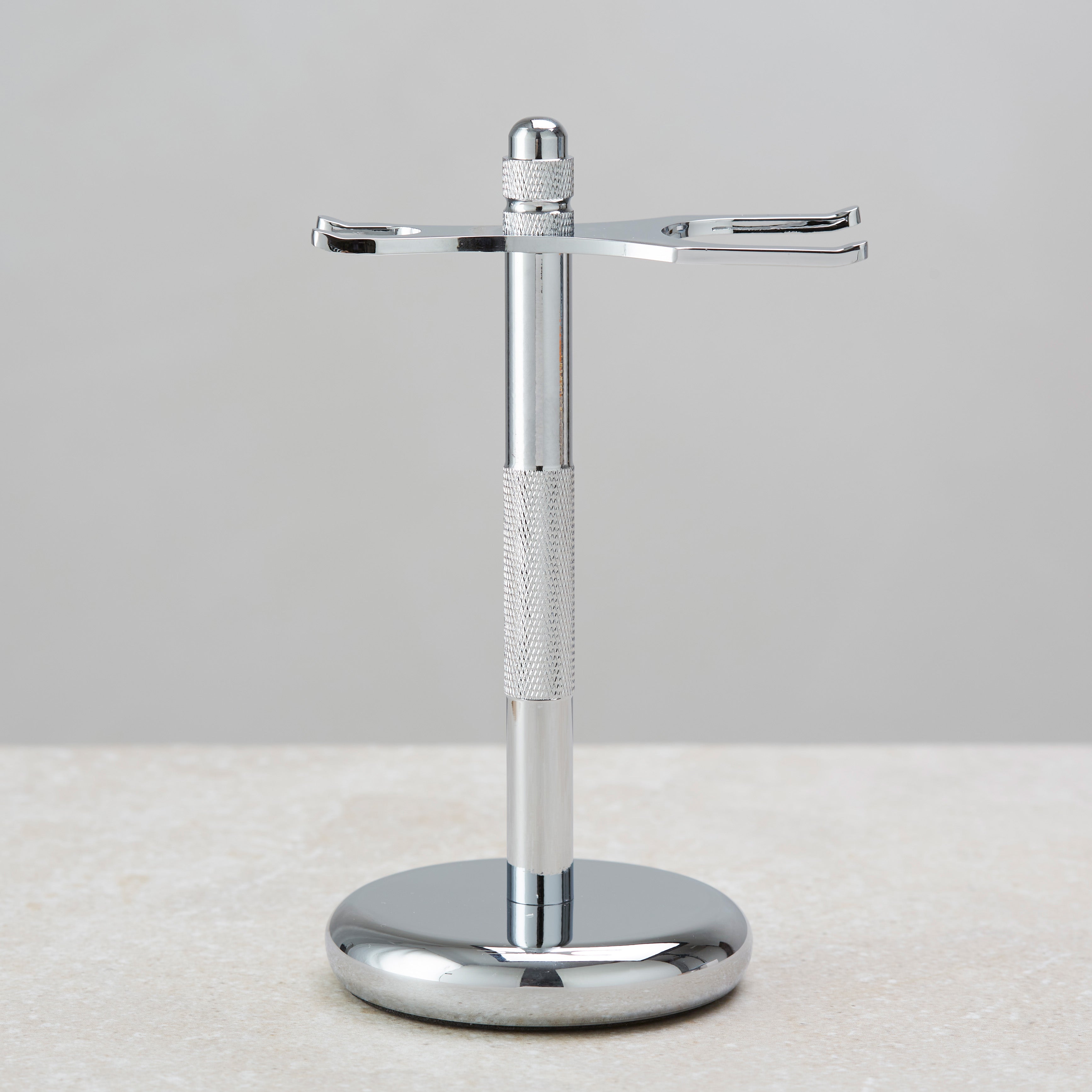 Stainless Steel Razor & Brush Stand