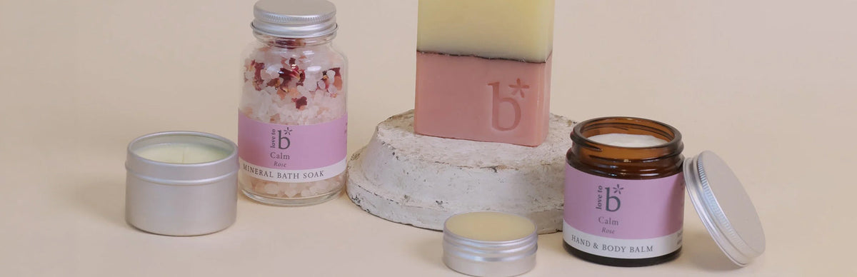 Love to b Luxury Natural Skincare Toner, Serum, Moisturiser, Cleanser and Lip Balm