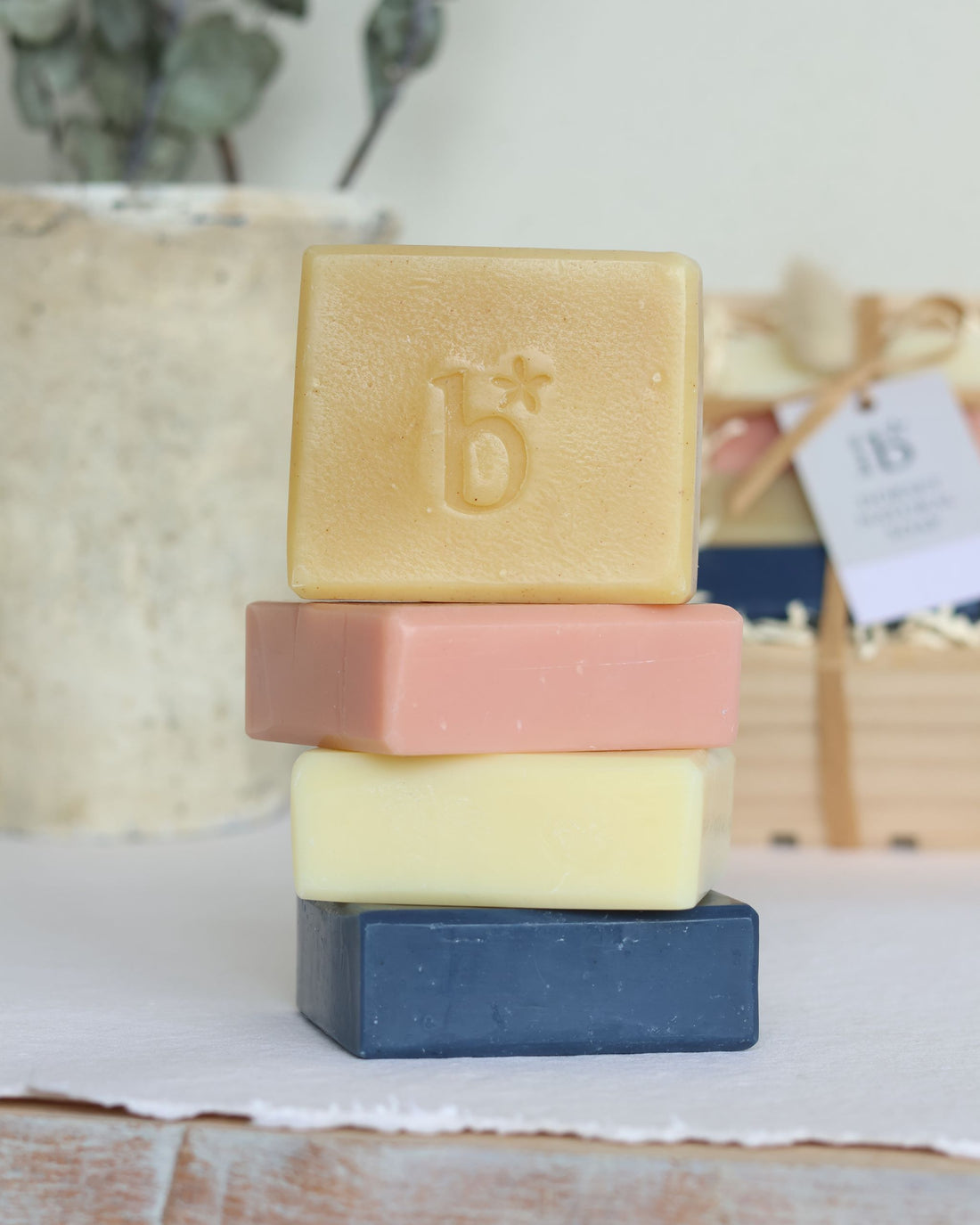 Crate collection of natural Soap