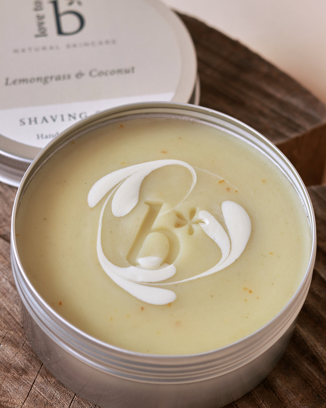 Natural Shaving Soap - Lemongrass & Coconut