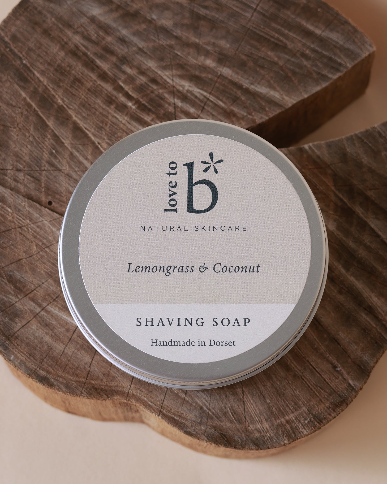 Natural Shaving Soap - Lemongrass &amp; Coconut