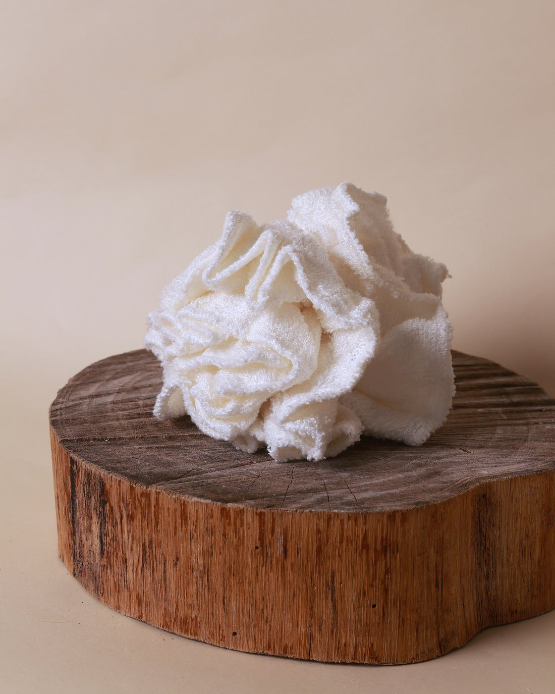 Bamboo Bath & Shower Pouf