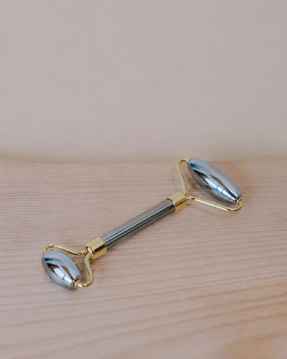 Precious Stone / Stainless Steel Facial Roller