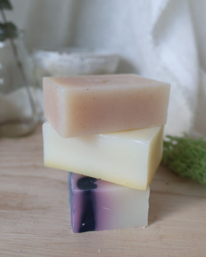 Floral | Trio of half bar soaps