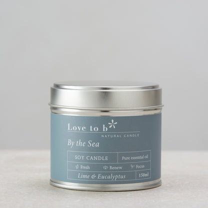 Love to b By the Sea Natural Medium Soy Candle