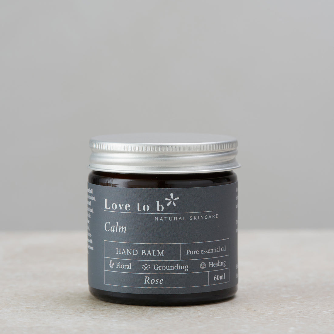 Love to b Natural Skincare Calming Floral Rose Hand Balm