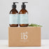 Love to b Natural Skincare Invigorating Mint & Rosemary Antibacterial Hand & Body Wash & Lotion Duo 300ml